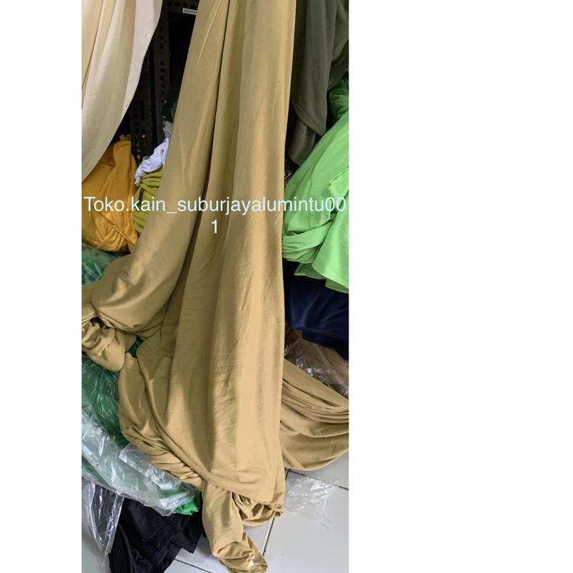 ♔ KAIN KAOS PE METERAN WARNA TUA polister BAHAN KAOS POLOS 33600 ℮