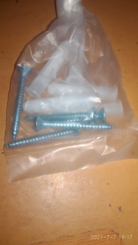 Set Sekrup Fiser S6 Set Fiser Skrup S6 Per Pasang Warna Putih