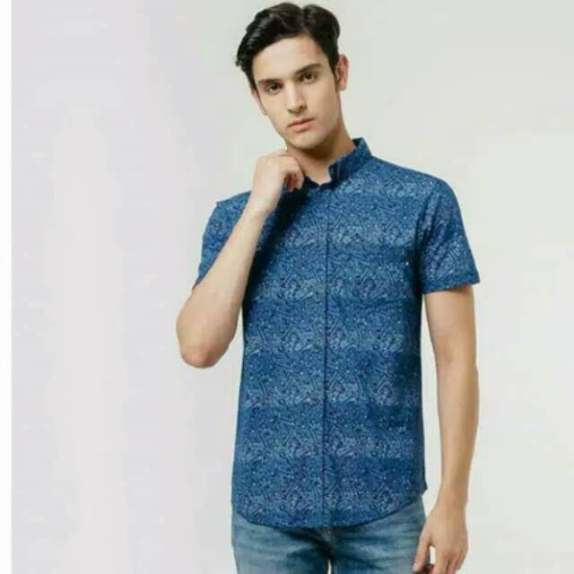 Kemeja full print 3SECOND ORIGINAL