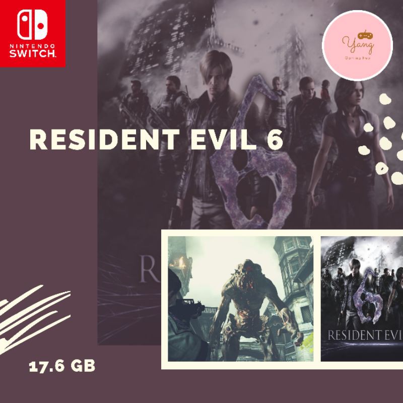 Resident Evil RE 6 Nintendo Switch Triple Pack