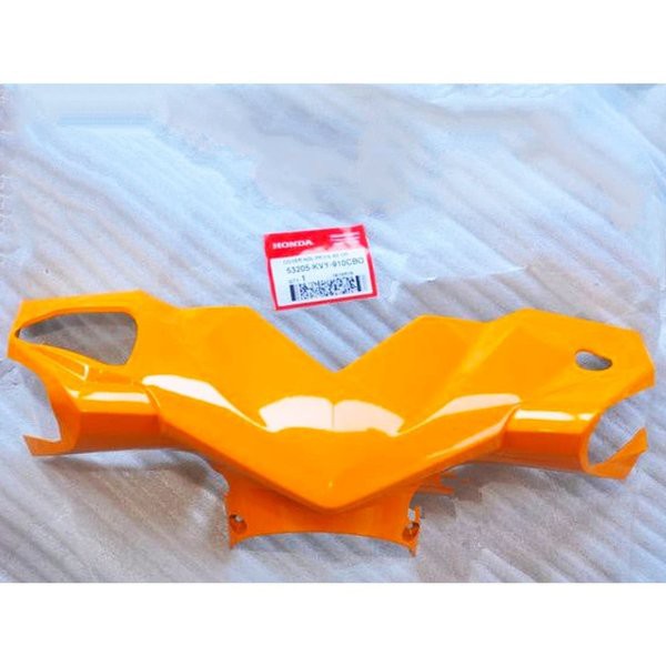 Batok Depan Stang - Cover Handle Honda Beat Karbu ORANGE 53205-KVY-910