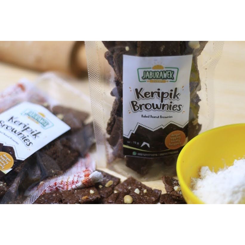 

Keripik Brownies Jaburawek 70 gr, Bron Chips, Brownies Kering, Kue Kering, Camilan Enak