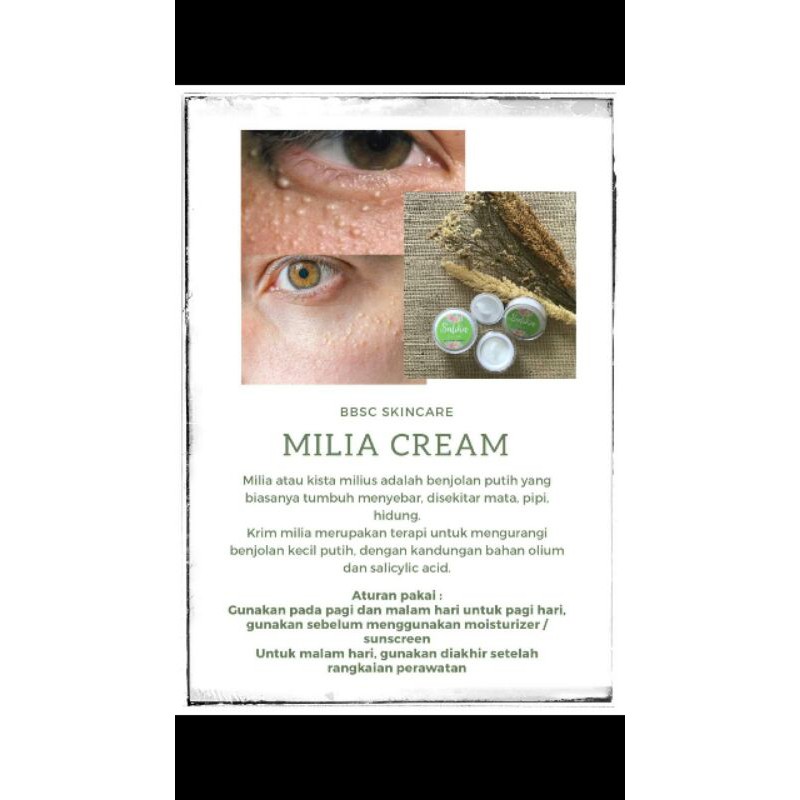 Milia Cream