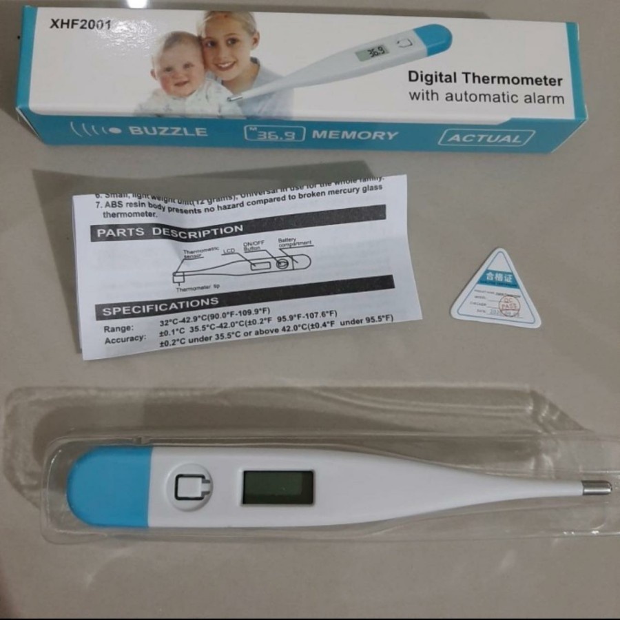 TERMOMETER XHF2001 ALAT PENGUKUR SUHU BADAN - TERMOMETER DIGITAL - SC