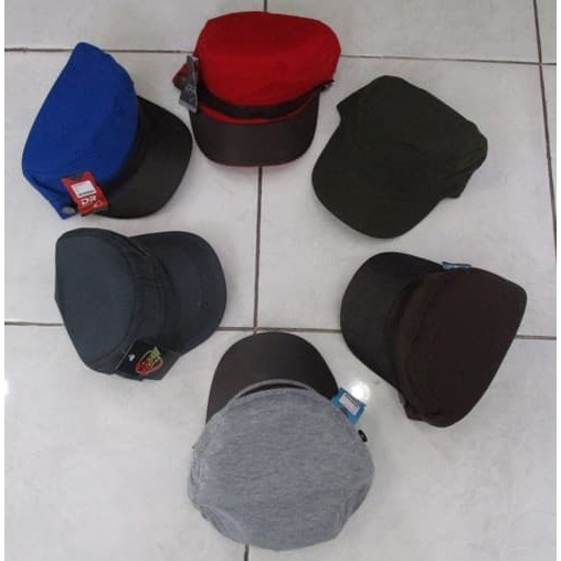 Topi komando Kapten Kapitan Aril Remaja Dewasa Warna