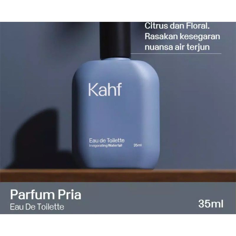 Parfum Kahf Invigorating Waterfall Eau de Toilette Parfum pria Original