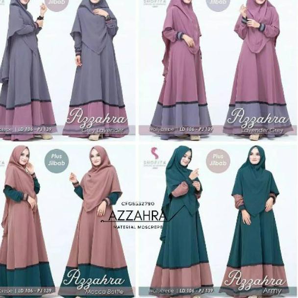 Jual Murah BAJU MUSLIM AZZAHRA SYARI ##