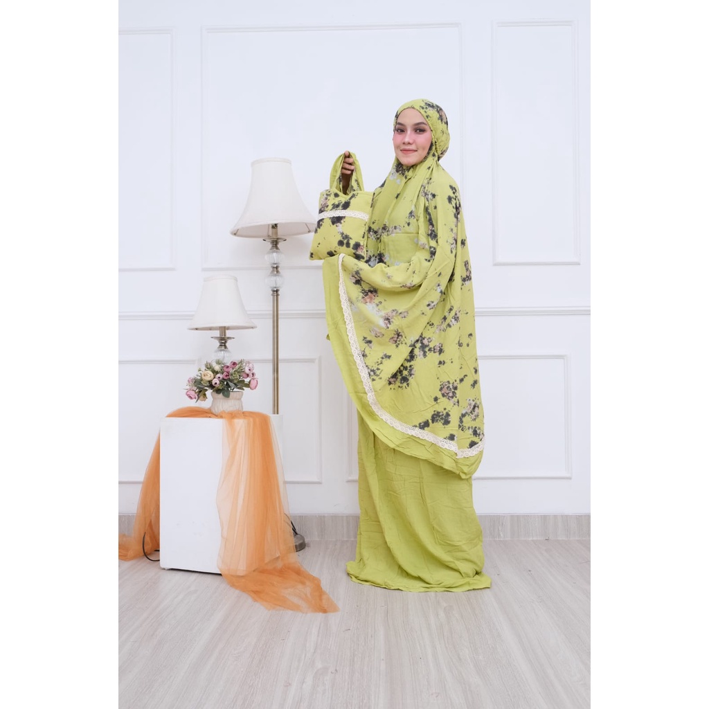 mukena motif tiedye terbaru cantik dan bahan lembut