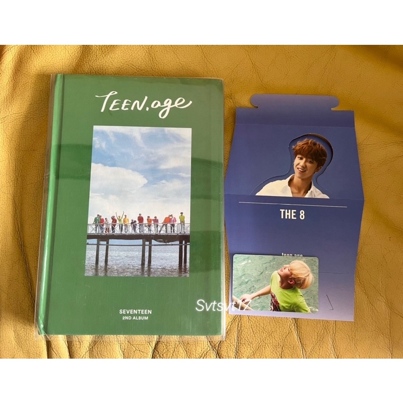 FULLSET UNSEALED ALBUM SEVENTEEN from TEEN AGE green teenage ta green with pc photocard the8 hoshi s
