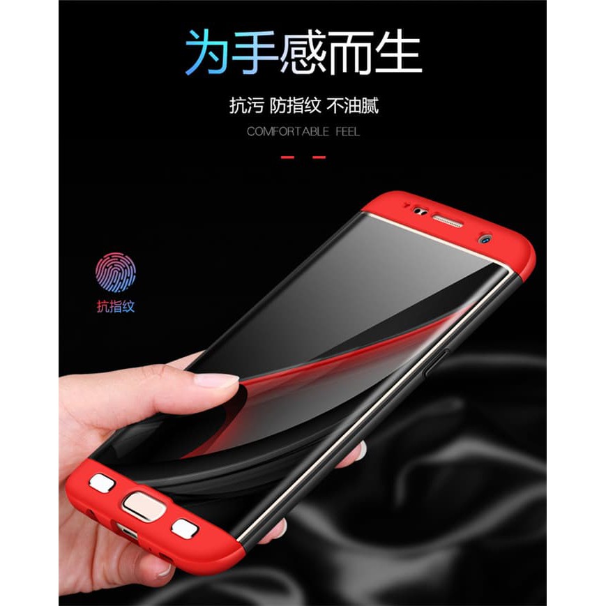 Samsung Galaxy S7 Flat - S7 Edge Full Cover Casing Case Hardcase 360