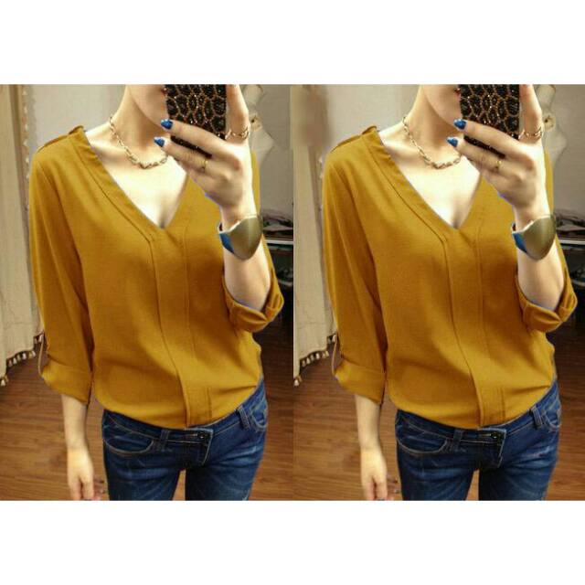 MM ATASAN BLOUSE ZARA / ATASAN WANITA ELEGANT TERBARU (ADA 9 WARNA)