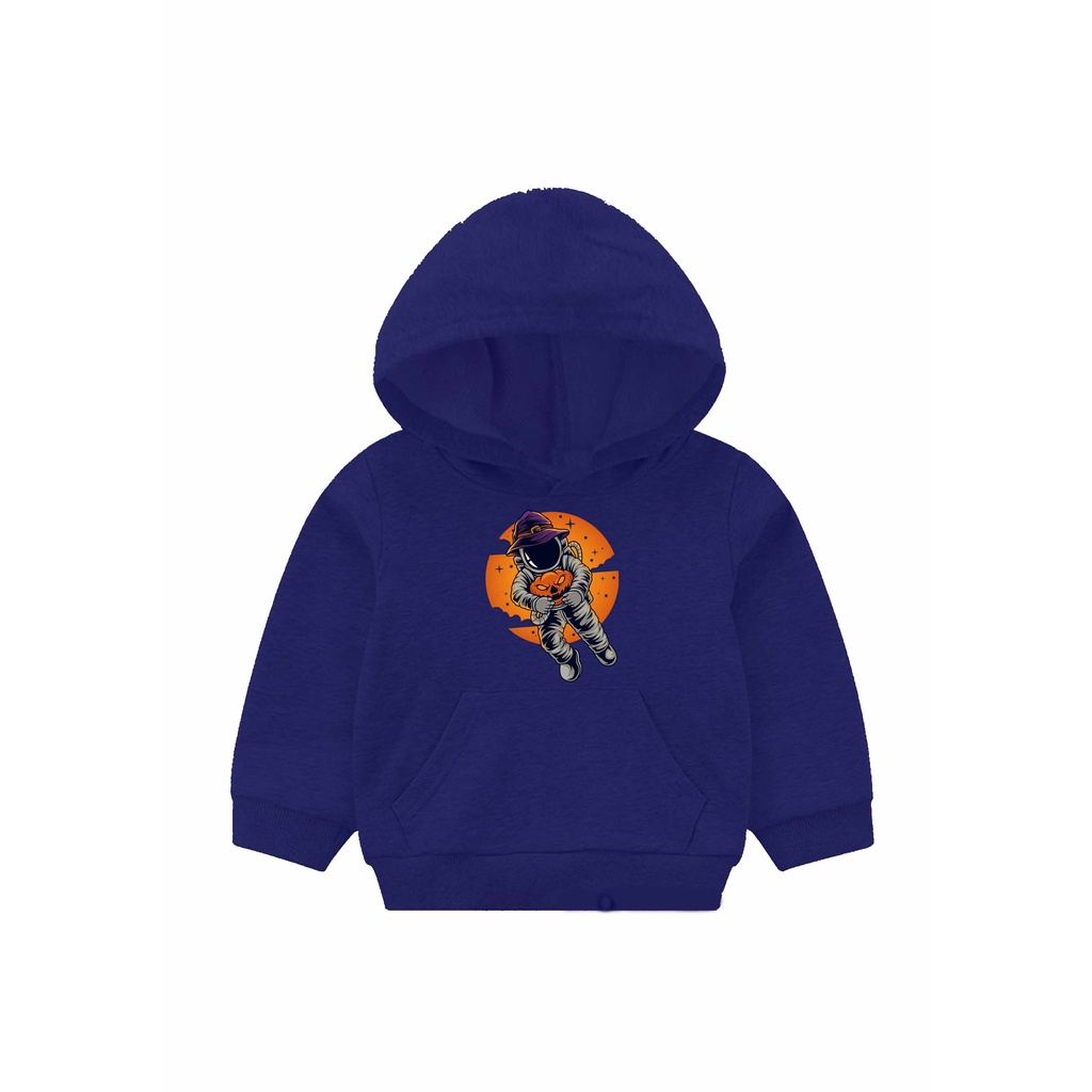 Hoodie Astronot Anak Fleece Pakaian Anak