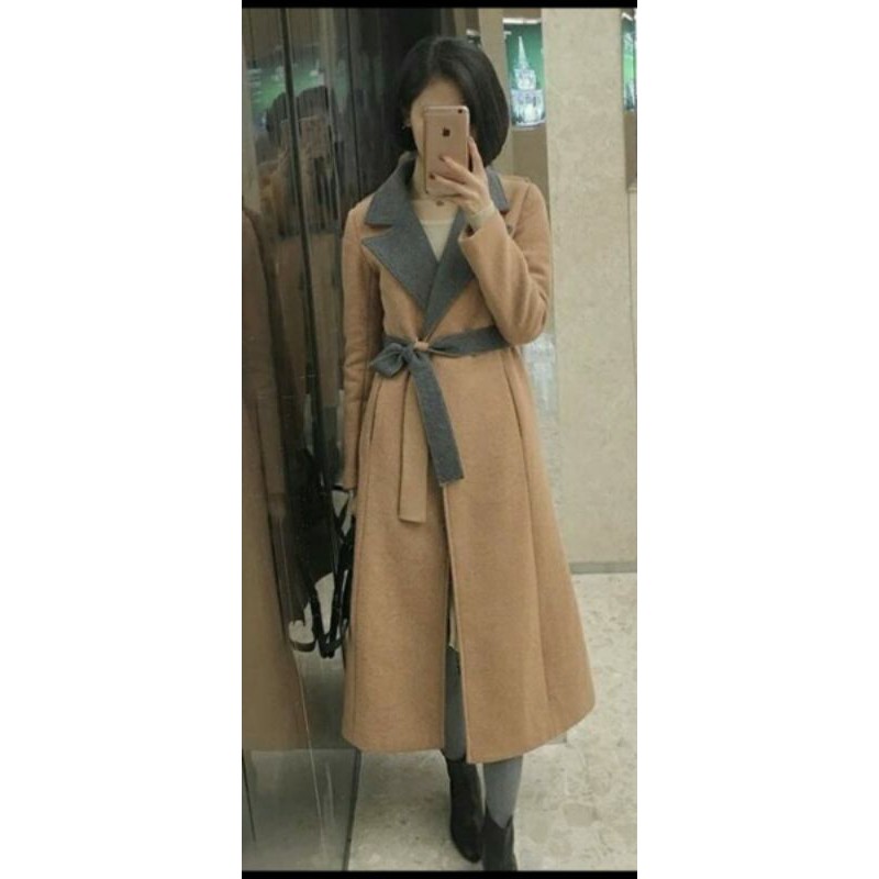 LONG COAT KOREA - COAT KOREA - BALZER WANITA - BALZER LONG COAT - JAKET KOREA - BLAZER WANITA - OUTE