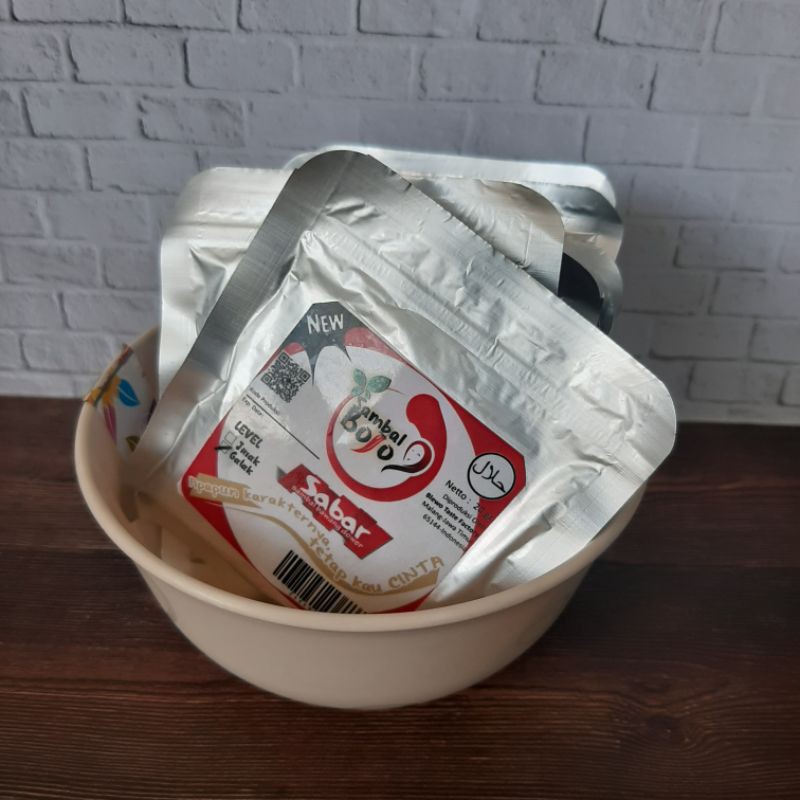 Sambal Viral SAmbal BAwang doweR (Bojo SABAR) kemasan sachet 20gr