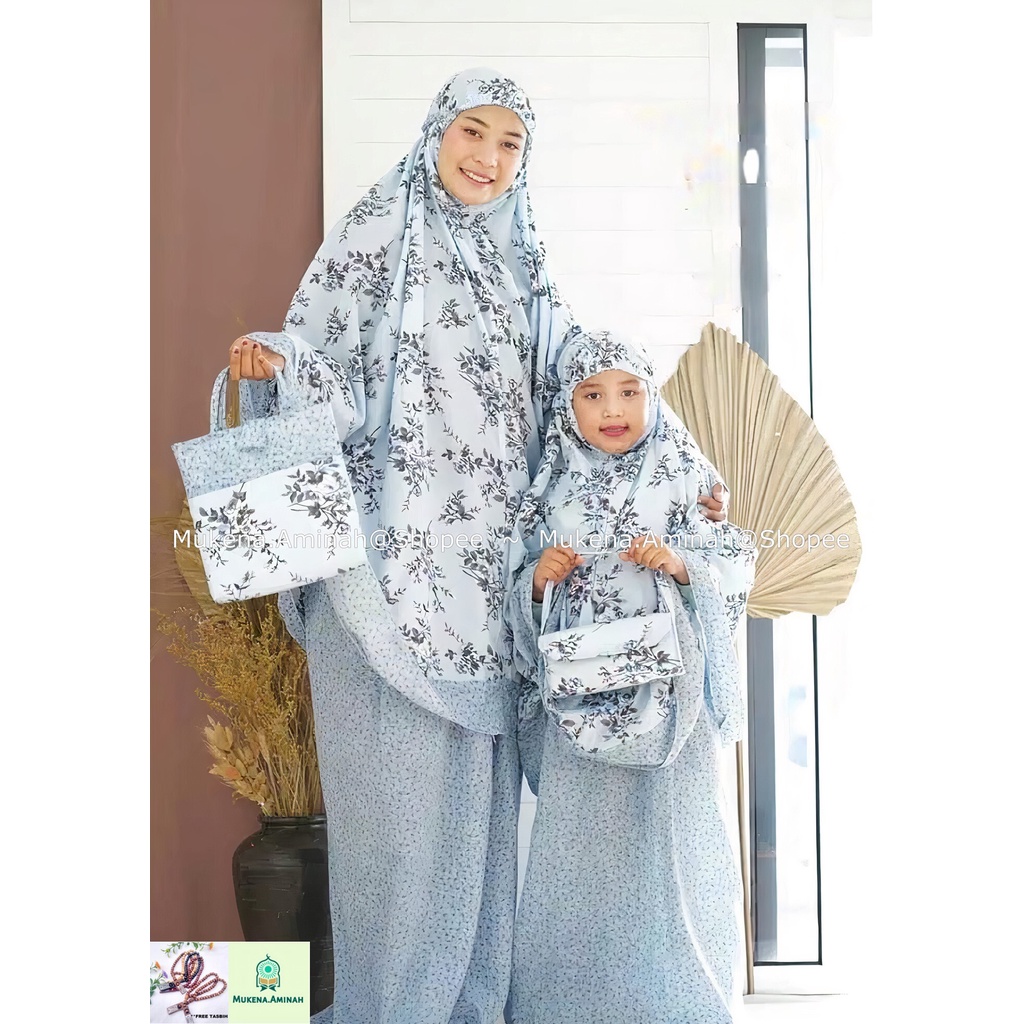 MUKENA IBU ANAK DAHLIA ELVIRA BALI SITI KHADIJAH PASTELEENA DALANOVA