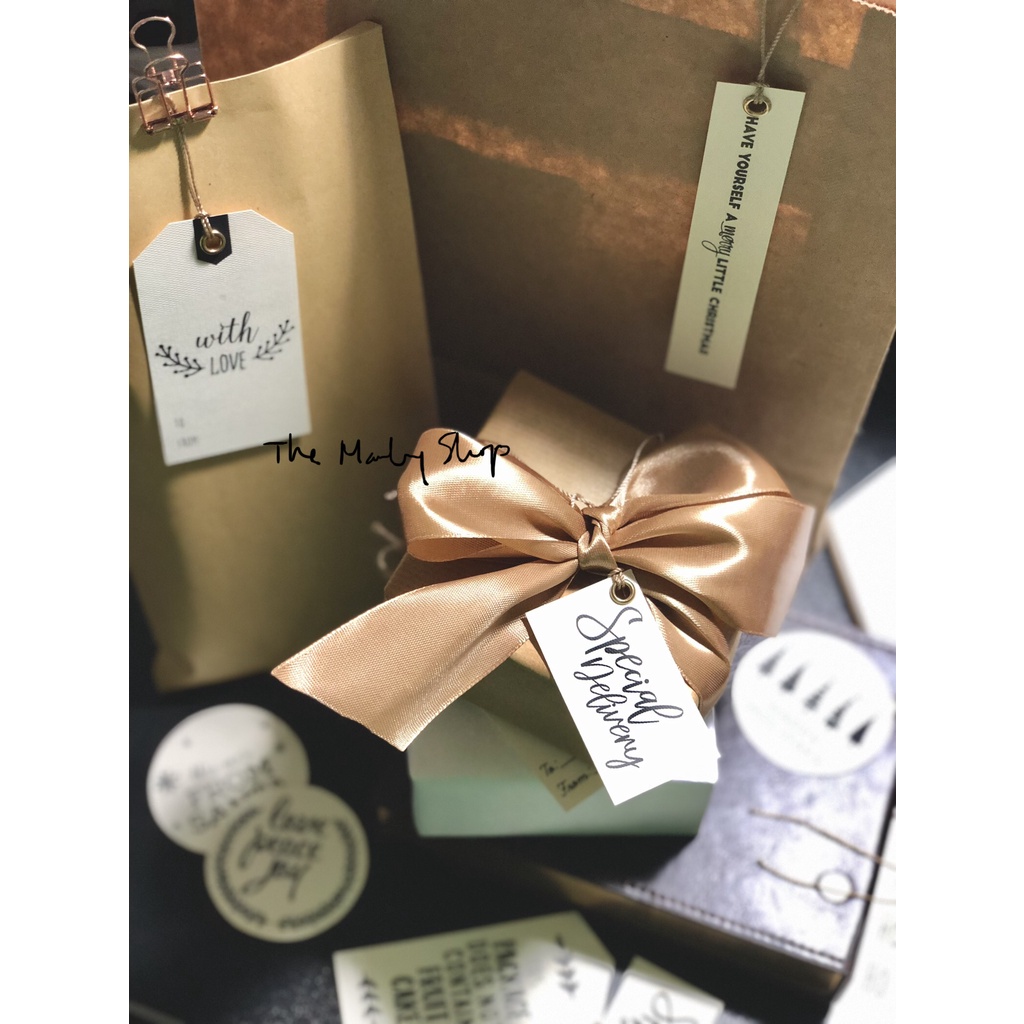 

Hangtag parcel natal label gift tag souvenir kartu hampers Merry Christmas 04