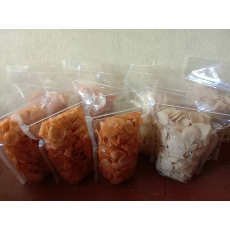 

Keripik Moring Pedas dan Original