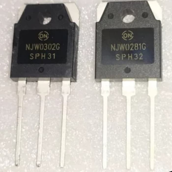 New TRANSISTOR NJW0281 NJW0302 / NJW0281G NJW0302G / NJW 0281 0302 (Garansi 10 Tahun)