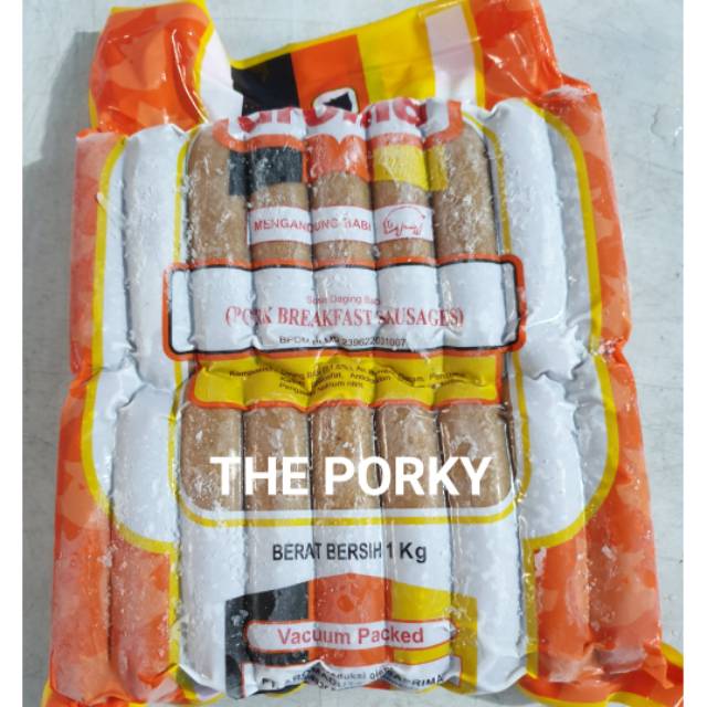 PORK BREAKFAST SAUSAGE AROMA BALI @ 1KG