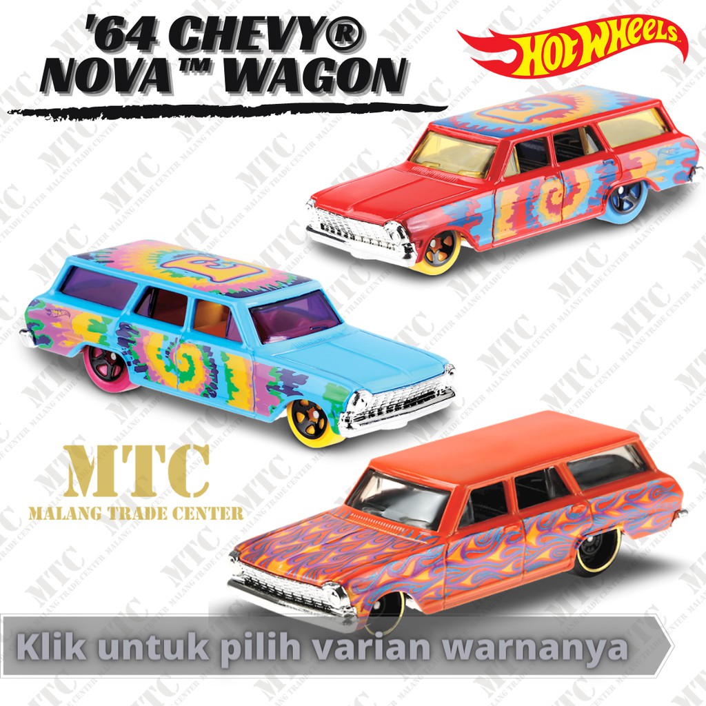 HOT WHEELS 64 CHEVY NOVA WAGON - RL Car