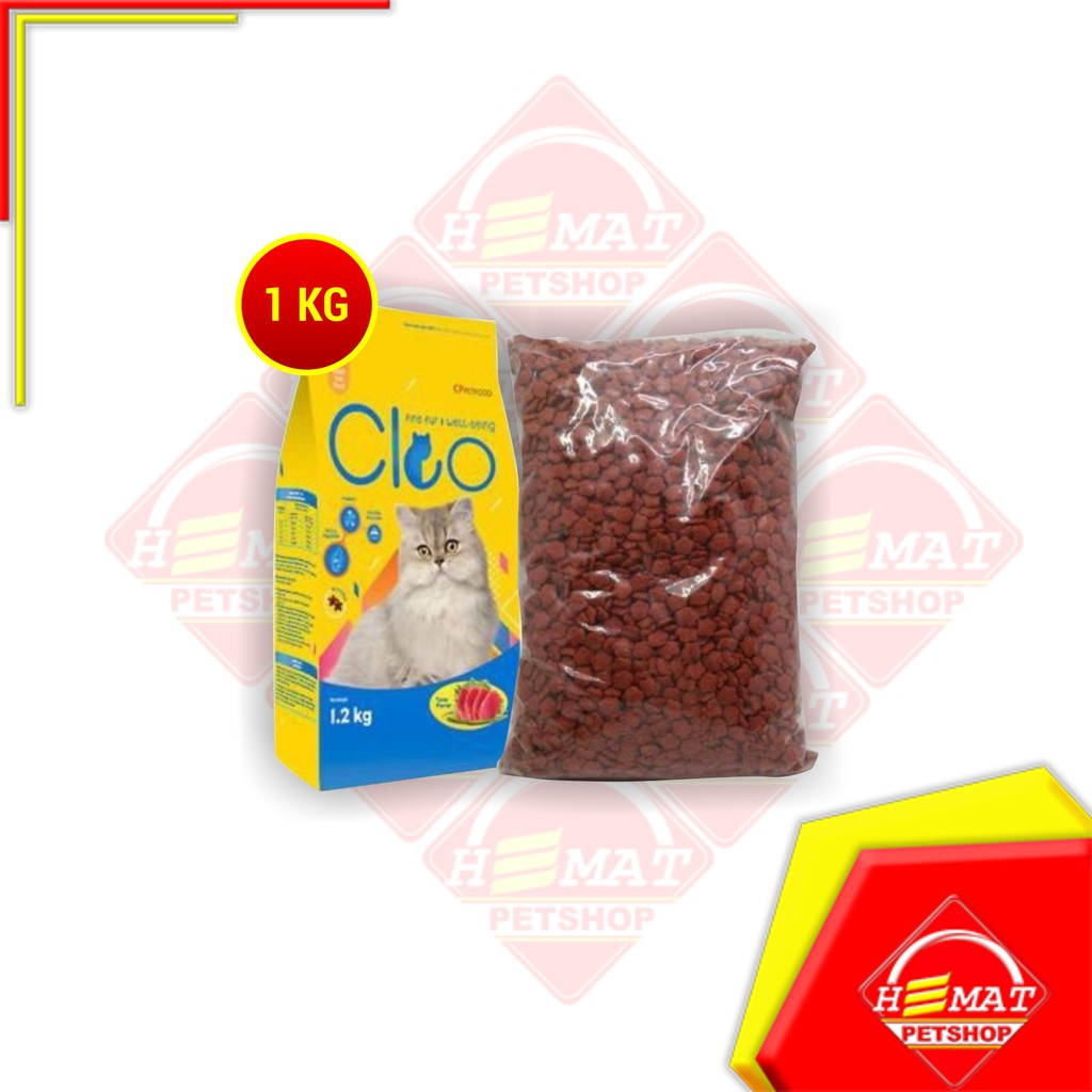 Cat Food CLEO repacking makanan kucing repack 1 KG