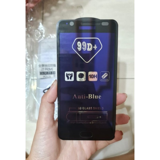 Tempered Glass FULL GLUE ANTI BLUE LIGHT Samsung J7 Prime