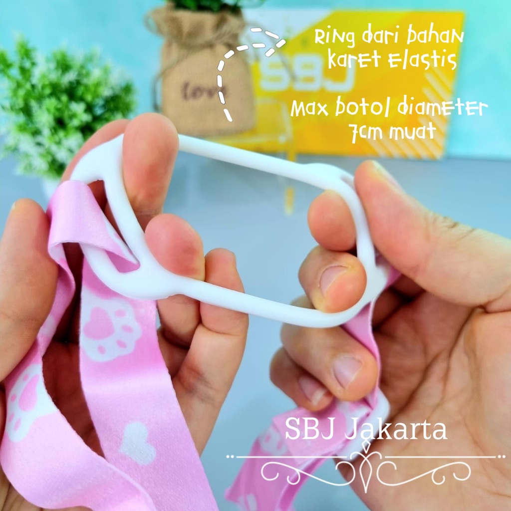 Tali gantungan botol minum / Tali strap botol / Bottle strap universal