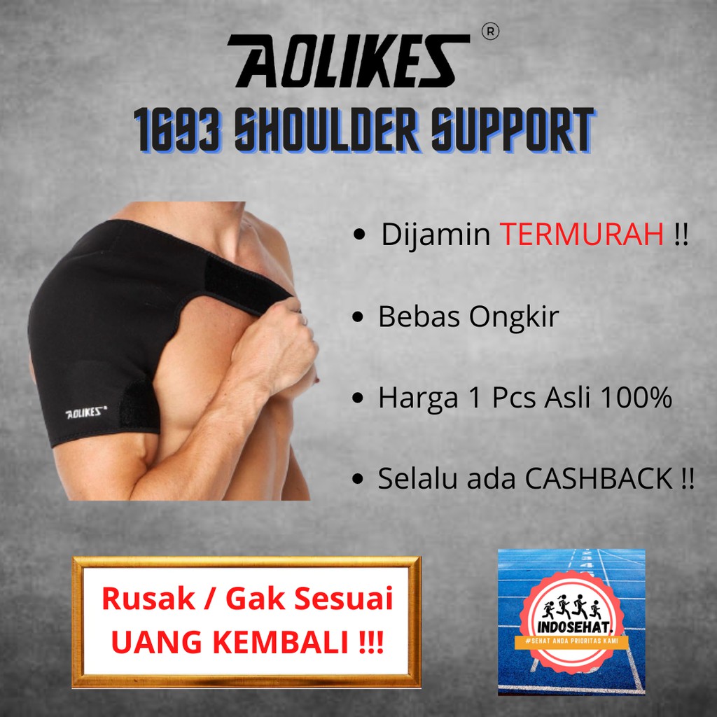 AOLIKES 1693 Shoulder Support / Shoulder Posture Corrector - Deker Penyangga Bahu GYM