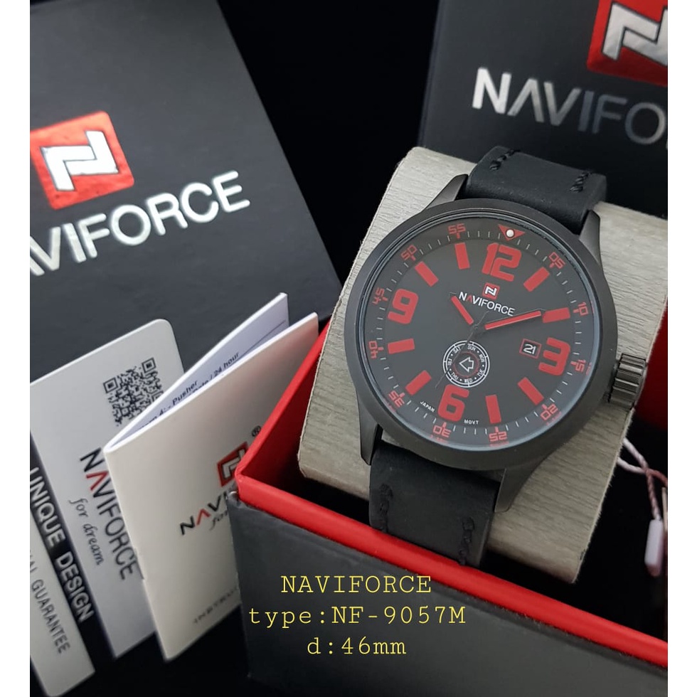 JAM TANGAN COWOK TERBARU NAVIFORCE KALAF TYPE NF-9057M ORIGINAL/JAM TANGAN COWOK/NAVIFORCE NF-9057M/