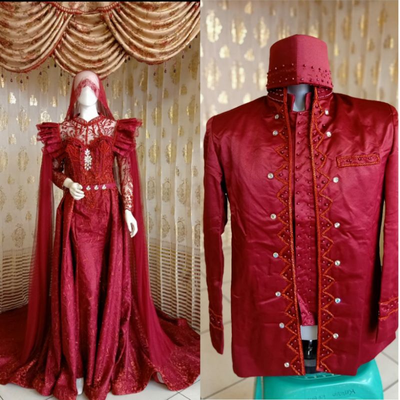 GAUN WEDDING SLIM COUPLE//GAUN SLIM BEREKOR//BESKAP