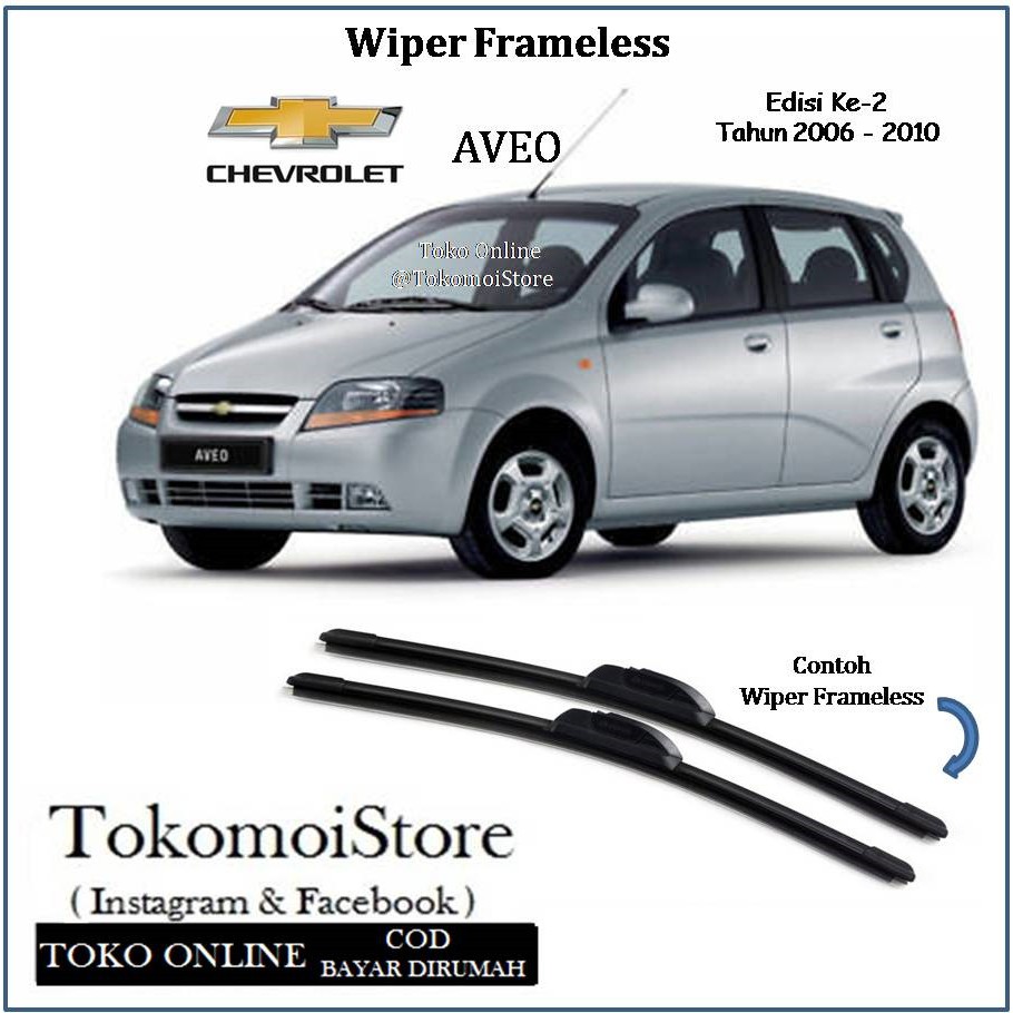 Wiper Frameless Chevrolet AVEO 2008 2009 2010