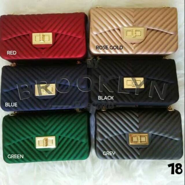 Tas wanita chanel mini jelly import