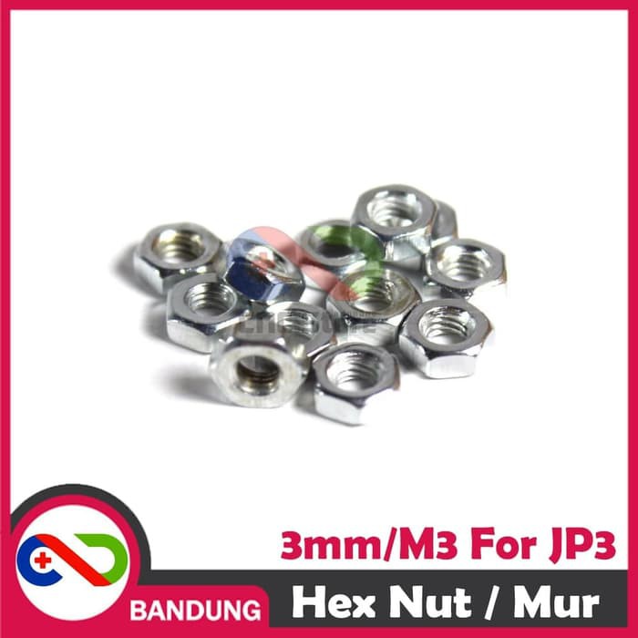 10PCS MUR 3MM HEX NUT 3MM FOR SPACER JP3 M3 HEX NUTE BAUD 3MM