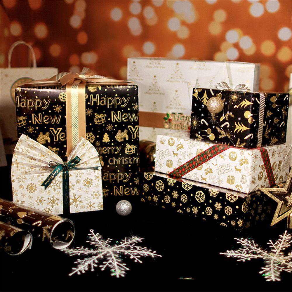 R-flower Wrapping Paper Tahan Lama Tahun Baru Xmas Merry Christmas Bungkus Kado