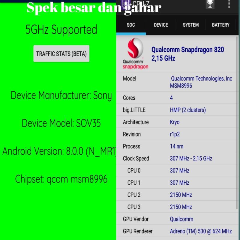 HANDPHONE HP ANDROID SONY XPERIA XZS 4/64GB SPEK GAHAR TERMURAH ORIGINAL BEKAS MURAH BERKELAS-6
