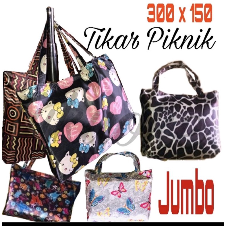 TIKAR LIPAT UKURAN 300*150CM FREE TAS