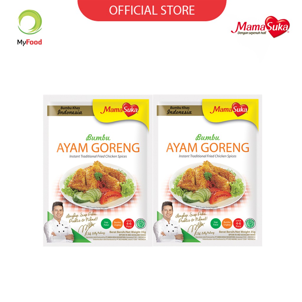 

⭐YAKUI MART⭐MamaSuka - Bumbu Ayam Goreng 35 gr (2 pcs)