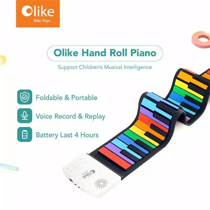 OLIKE HAND ROLL PIANO ORIGINAL GARANSI RESMI OLIKE