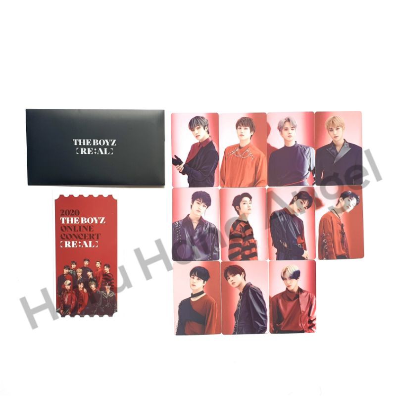 [READY STOCK| SHARING TICKET CARD & PHOTOCARD SET]THE BOYZ-THE BOYZ 2020 CONCERT:[RE:AL] IN SEOUL MD