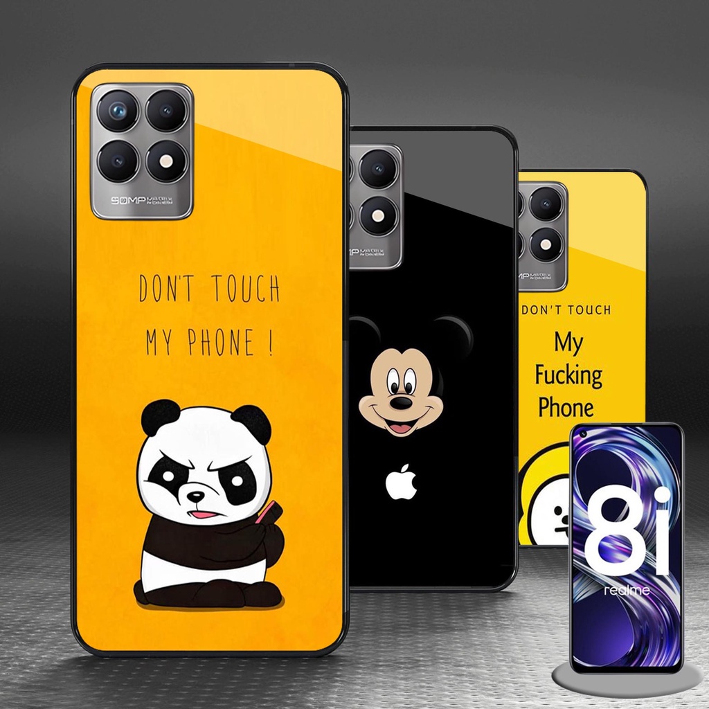 Softcase Kaca Realme 8i - Casing Hp Realme 8i  - Case Hp Realme 8i - Softcase Realme 8i [H61]