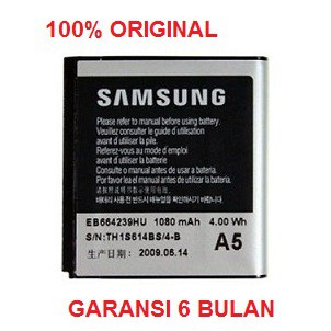 Baterai batre battery SAMSUNG EB664239HU / S8000, R850, U820, Original100%