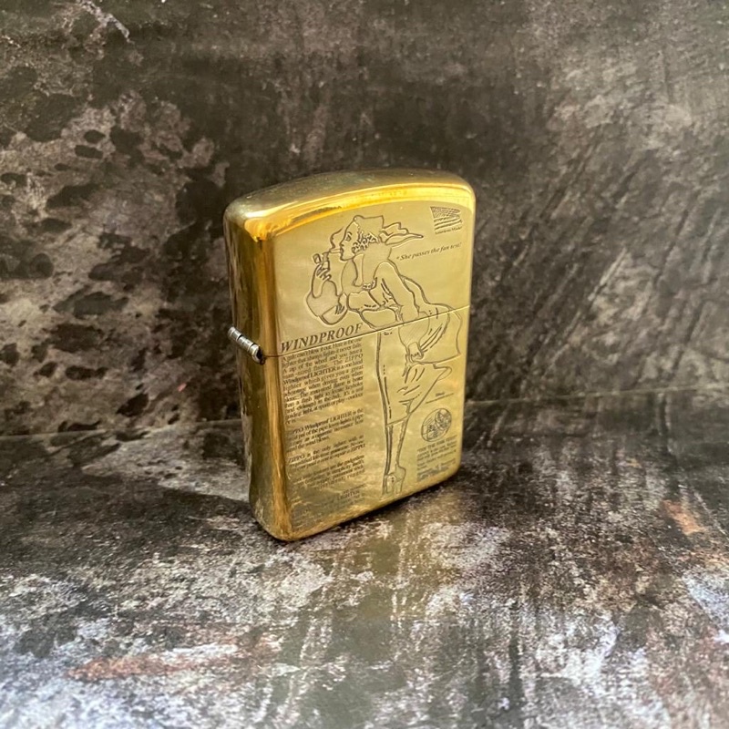 Korek Api Zippo Windproof Gold / Korek Api unik / Korek Api premium