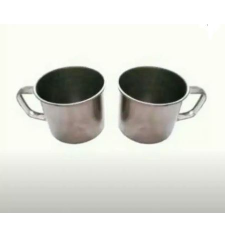 Cangkir Stainlees / Gelas Stailees /Mug Cangkir Stainless Steel 555 Kecil Murah Untuk Kopi Teh dan S