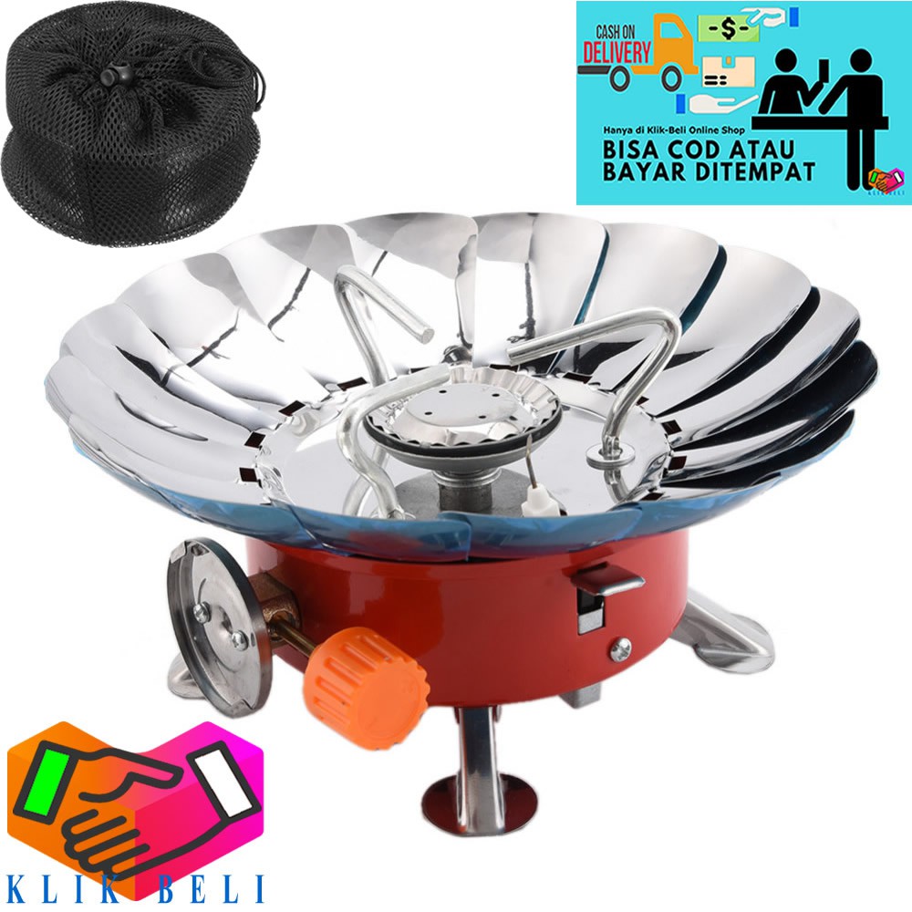 K-203 Kompor Camping Besar Bunga Tahan Angin Windproof Portable Gas Stove Berkemah