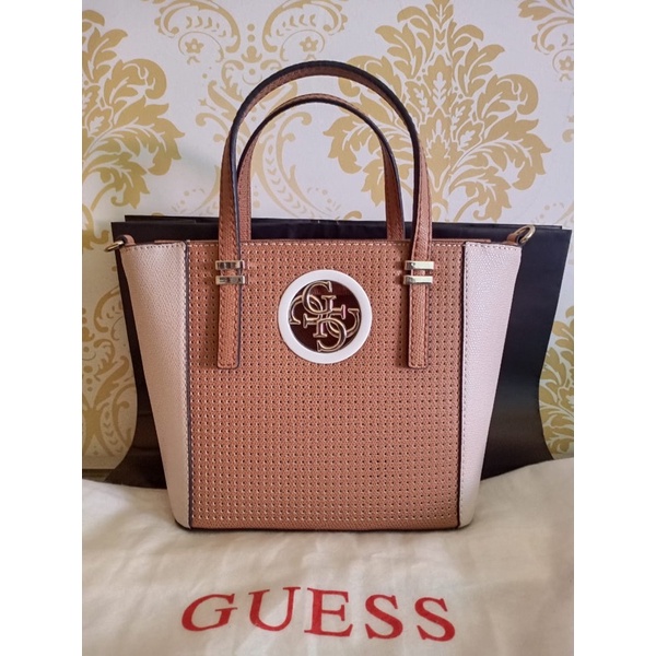 SOLD  GUESS MINI TOTE OPENROAD & FLOWER (sold)