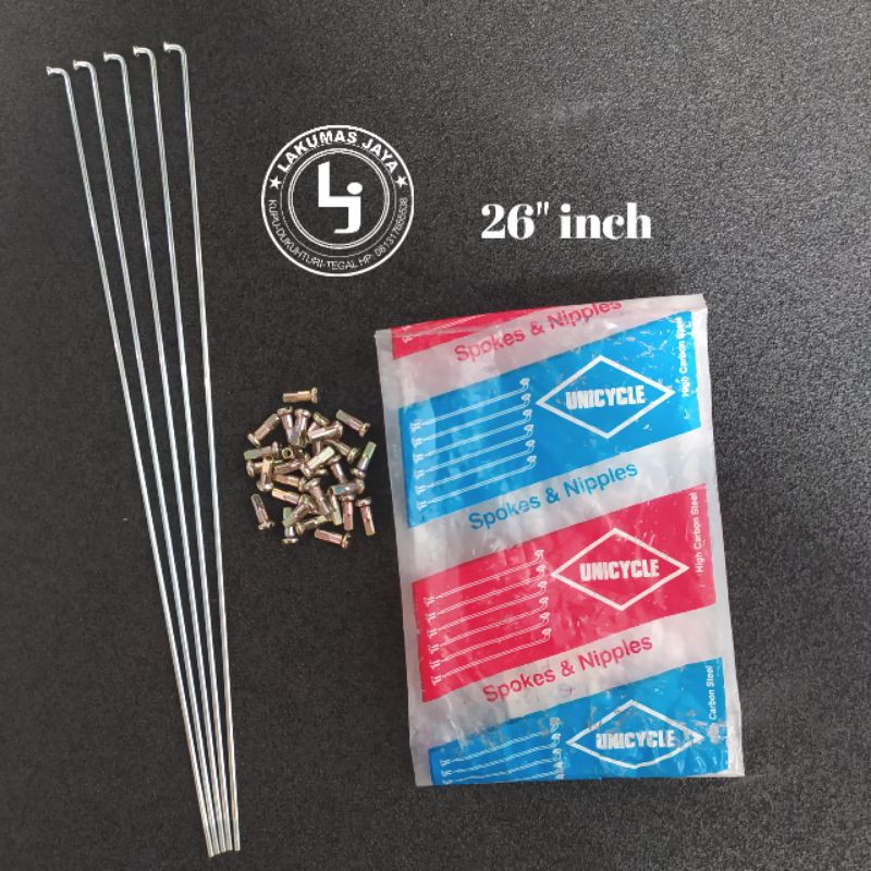 ruji sepeda 26 inch jari jari sepeda 26 inch jari jari 26 UNICYCLE besi Crom sepeda federal MTB 26