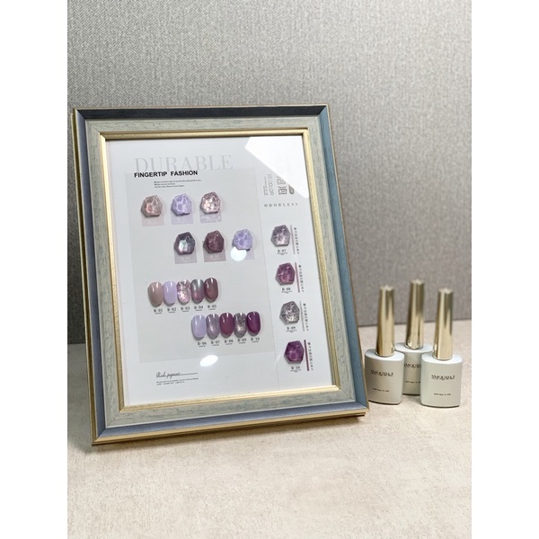 NAIL GEL NISI PURPLE KISS SERIES ISI 10 WARNA KUTEK GEL POLISH SET 15ML