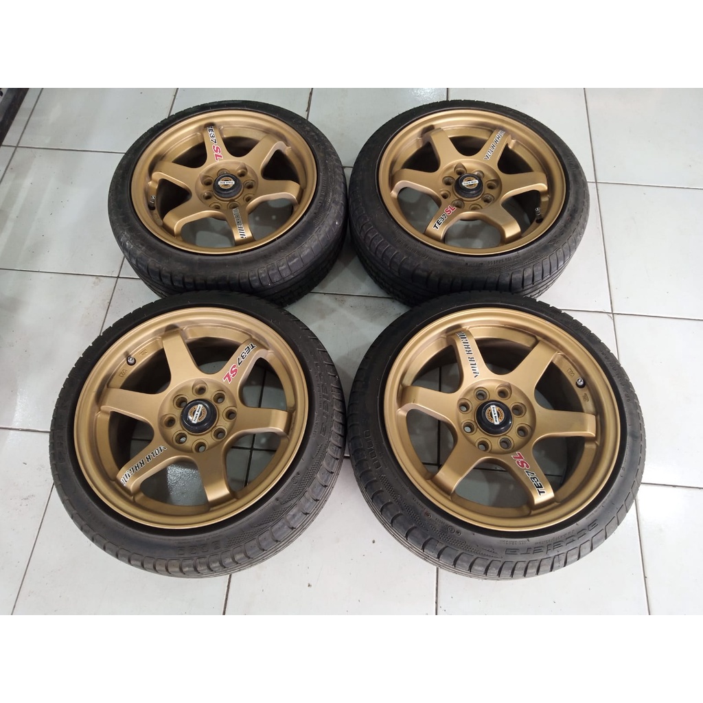 VELG BEKAS COPOTAN MOBIL TE 37 SL R15 BEKAS DI MOBIL BRIO AGYA AYLA KARIMUN ETIOS SIGRA CALYA