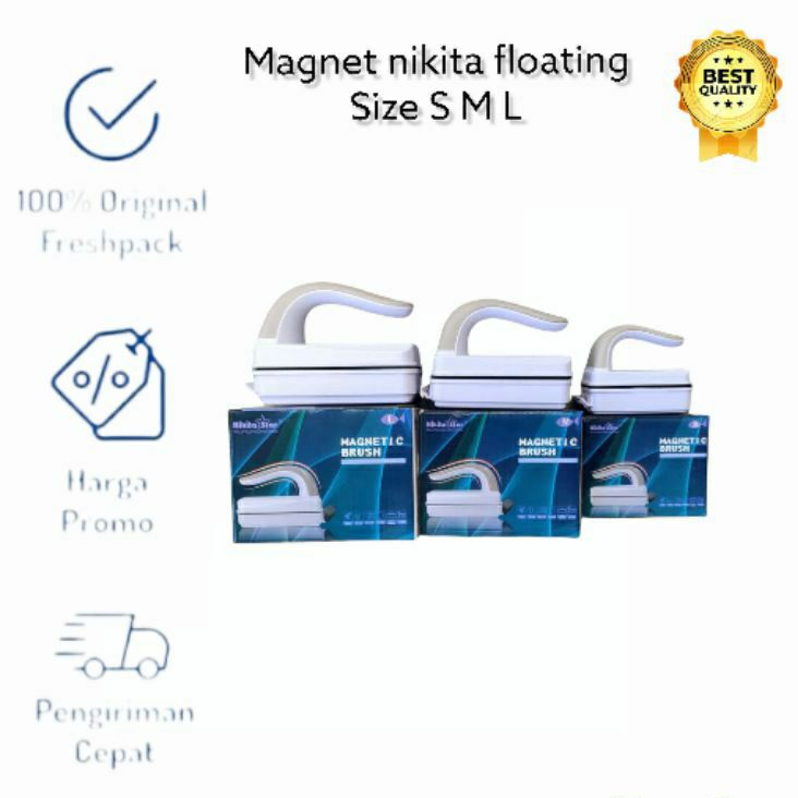 Nikita Star Magnetic Brush Magnet sikat Pembersih Aquarium