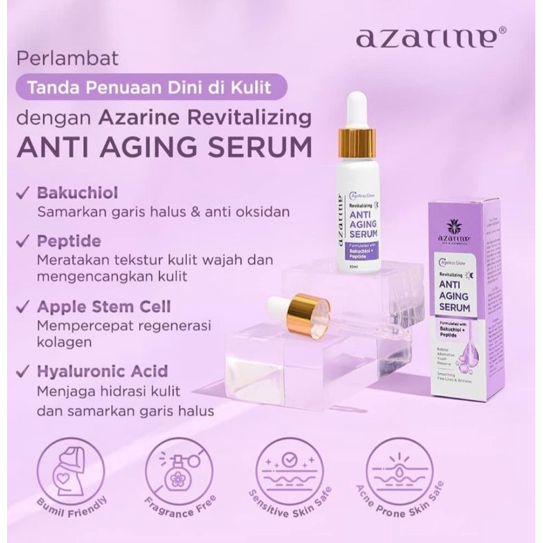 ☀️cahaya☀️AZARINE anti aiging serum